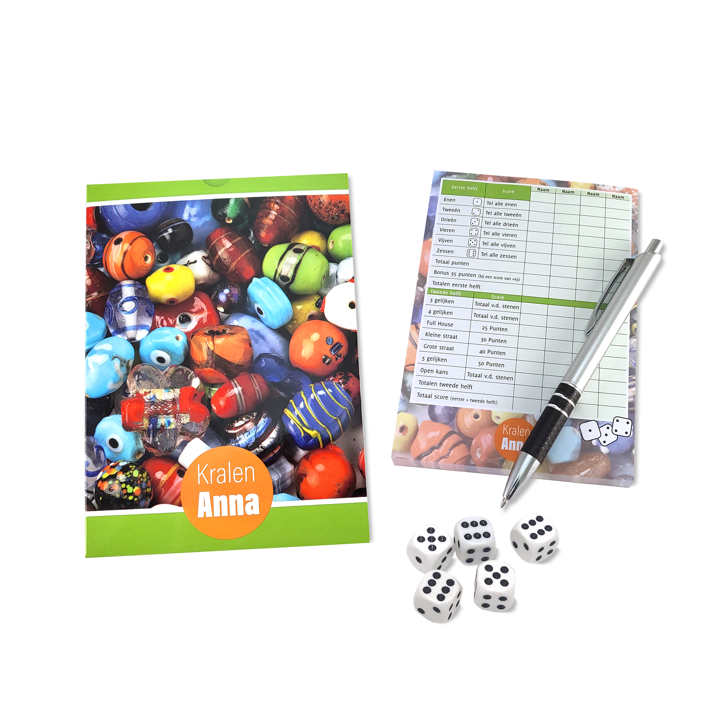 Dobbelspel bedrukken met logo