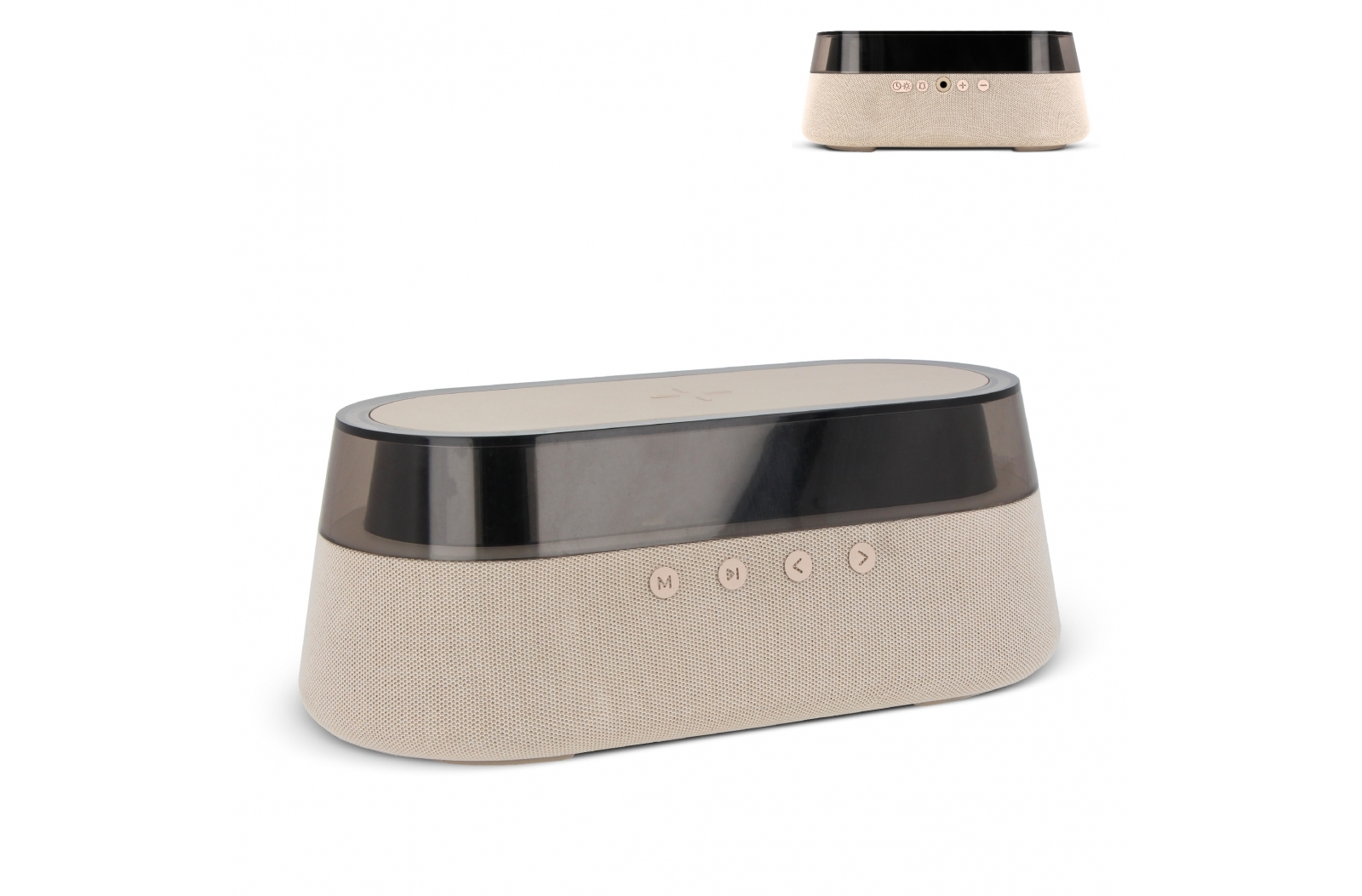 Fradd 5 in 1 speaker & draadloze lader bedrukken met logo