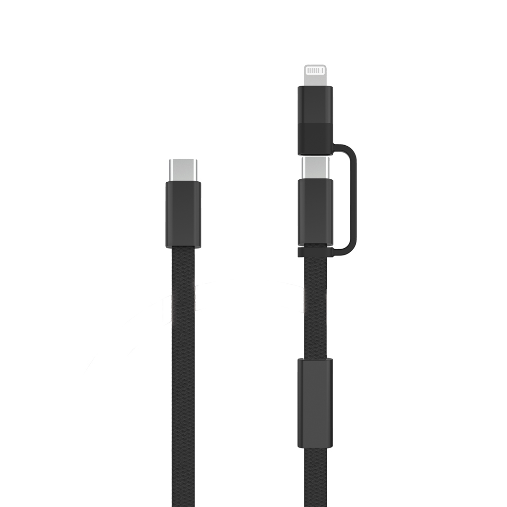 Arc RCS 60W 120 cm 2-in-1 snellaadkabel bedrukken met logo