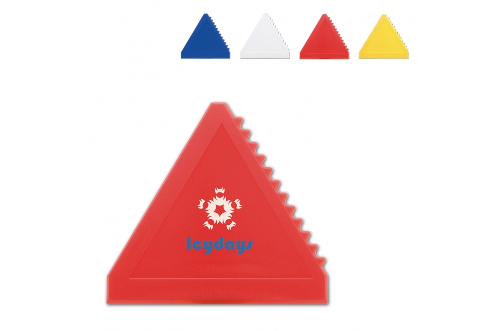 Ijskrabber driehoek bedrukken met logo