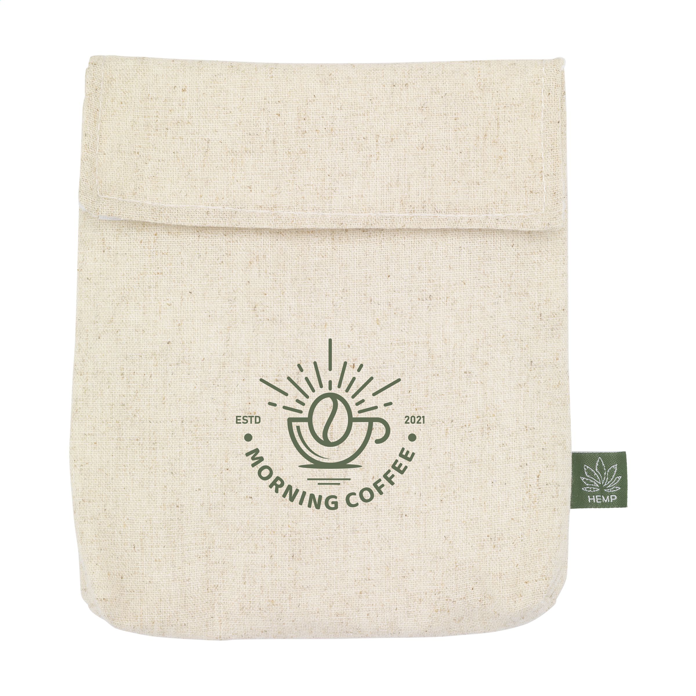 Hemp FoodPouch broodzak bedrukken met logo