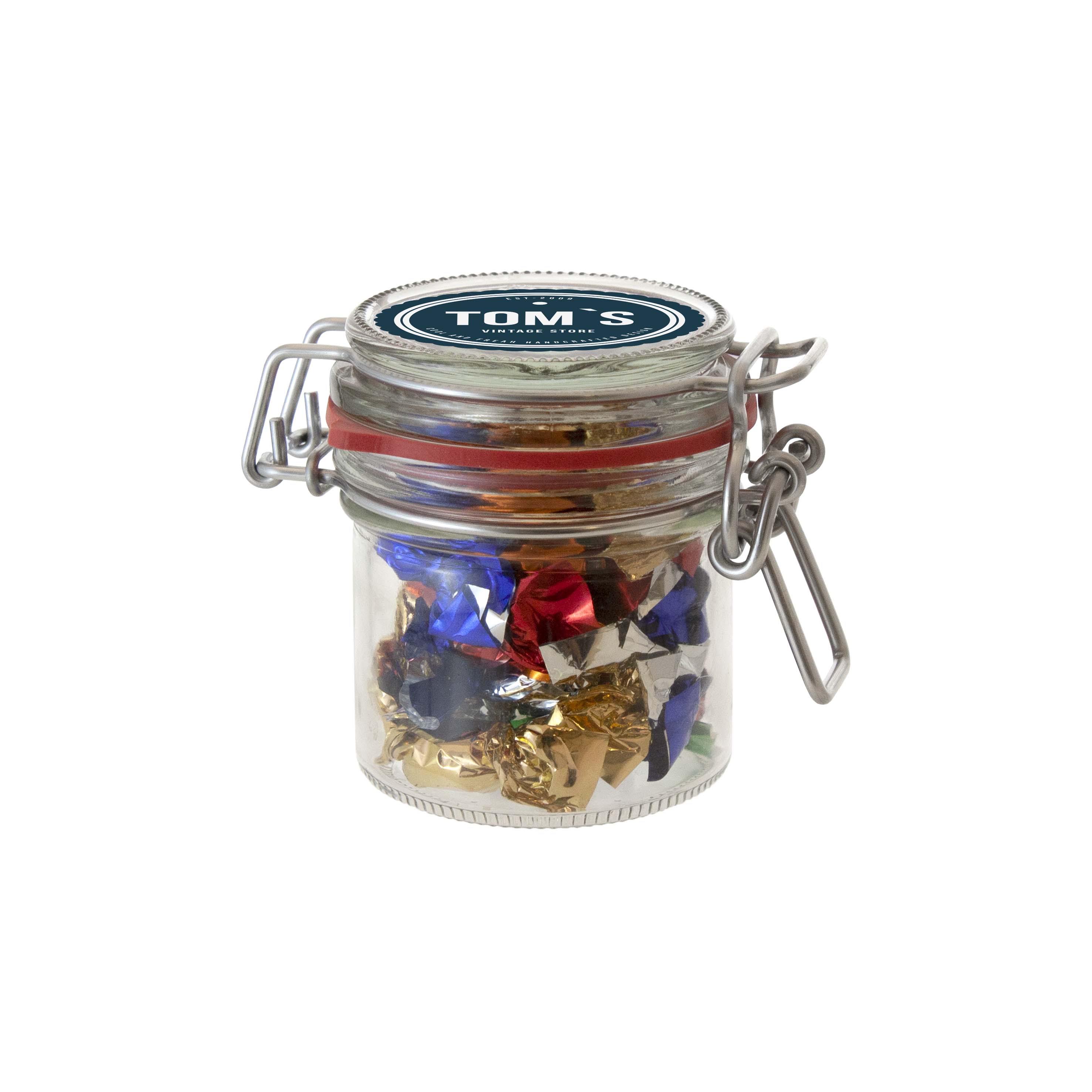 Weckpotje (0,13 L) bedrukken met logo