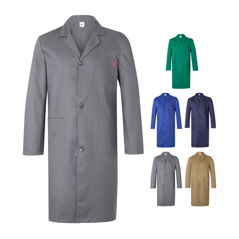 VL DANU. Keper blouse (175g/m²), van katoen (35%) en polyester (65%) bedrukken met logo