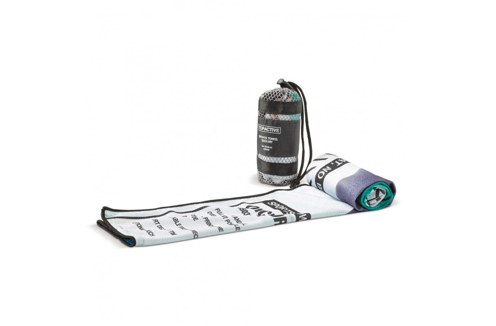 Quickdry full-colour sporthanddoek (80 x 30 cm) bedrukken met logo