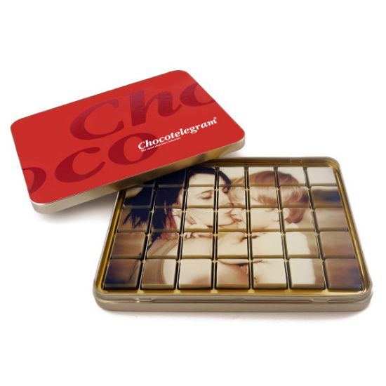 ChocoFoto's (35 Chocolaatjes) bedrukken met logo
