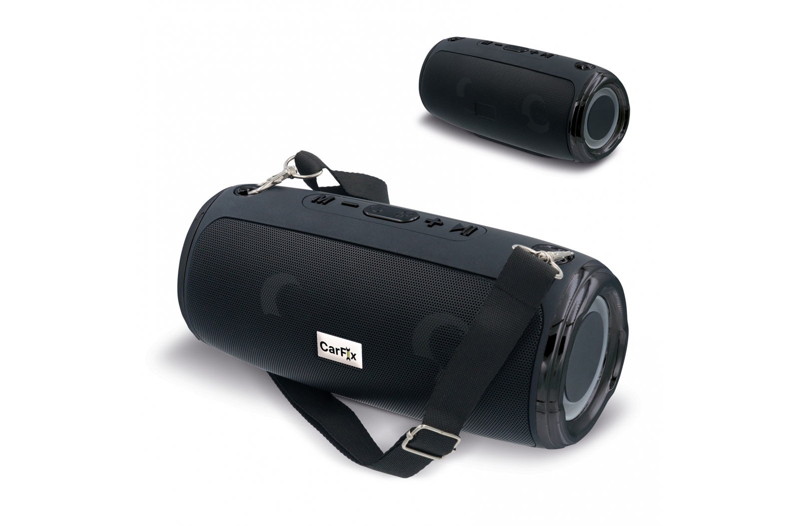 Court Grote speaker met schouderband 20W bedrukken met logo