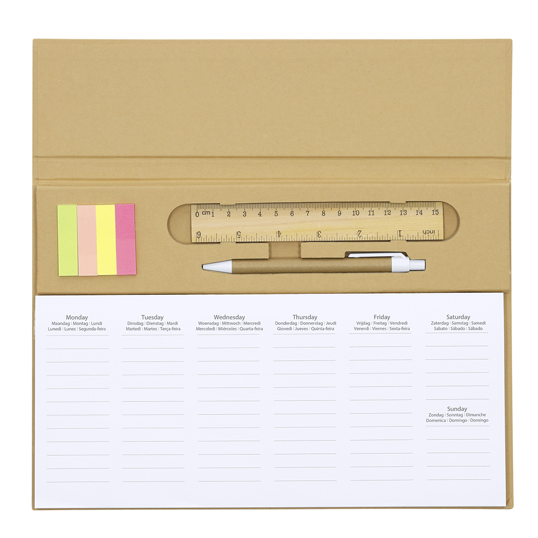 Weekplanner Isan bedrukken met logo