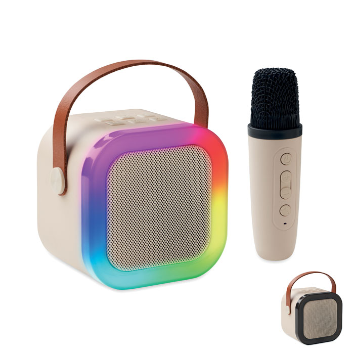 Karaoke set bedrukken met logo