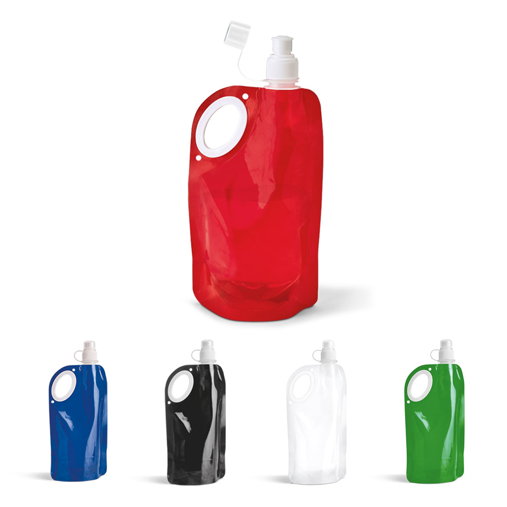 HIKE. Opvouwbare fles in PET, PA en PE 700 mL bedrukken met logo