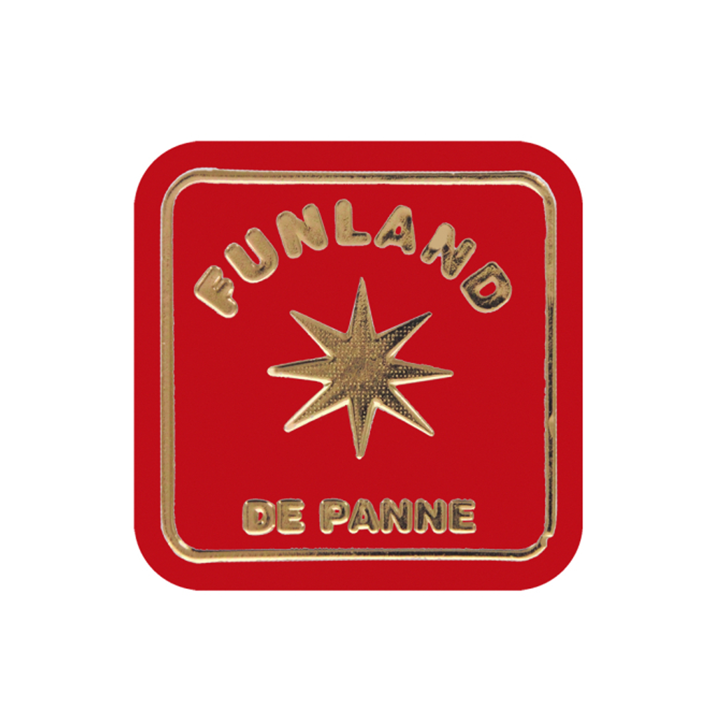 Funfair tokens with foil print square bedrukken met logo