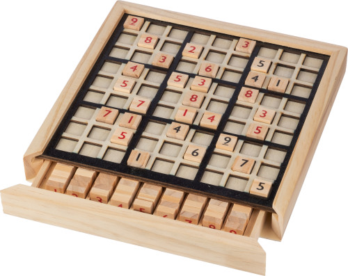 Houten Sudoku-spel Christa bedrukken met logo