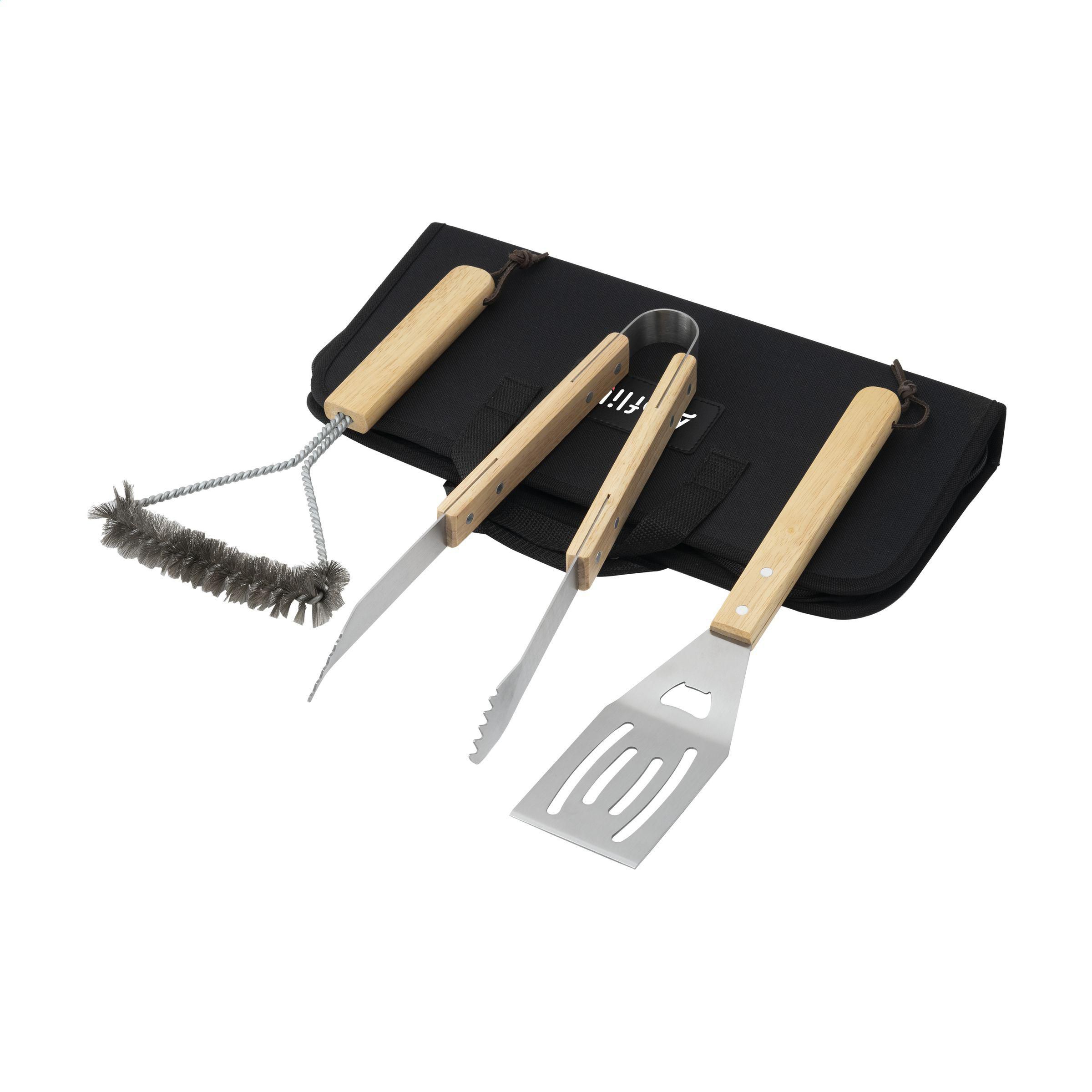 Jangle BBQ-set barbecueset bedrukken met logo