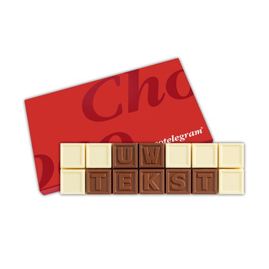 Chocotelegram® 14 Geschenkdoos bedrukken met logo