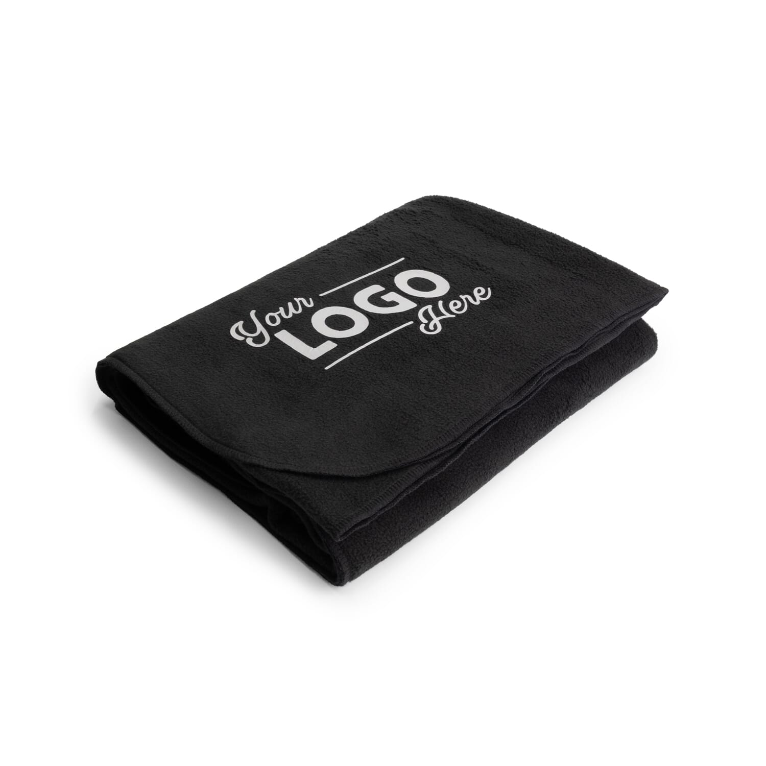 Fleeceplaid bedrukken met logo