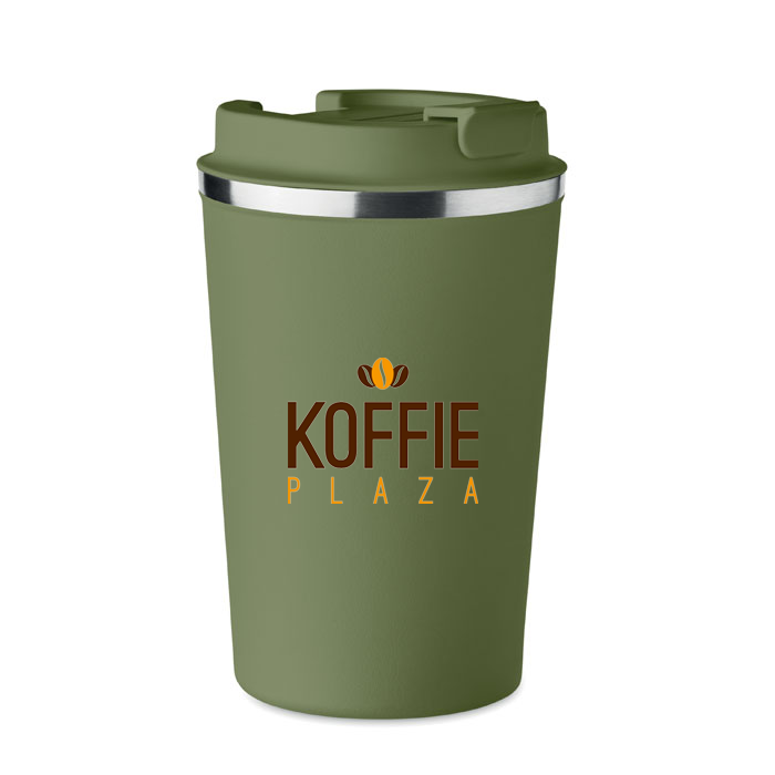 Dubbelwandige drinkbeker (350 ml) bedrukken met logo