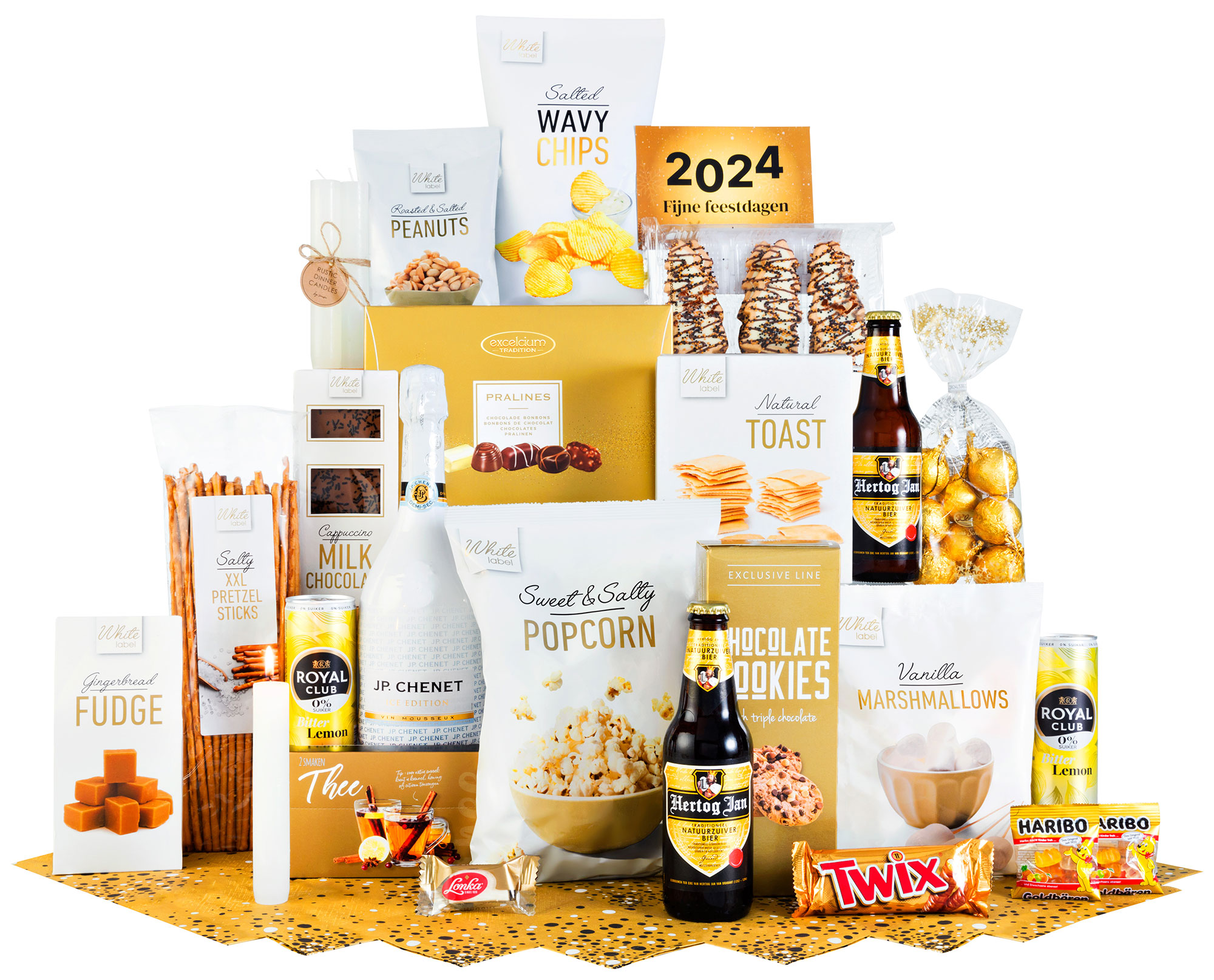 White Christmas bedrukken met logo