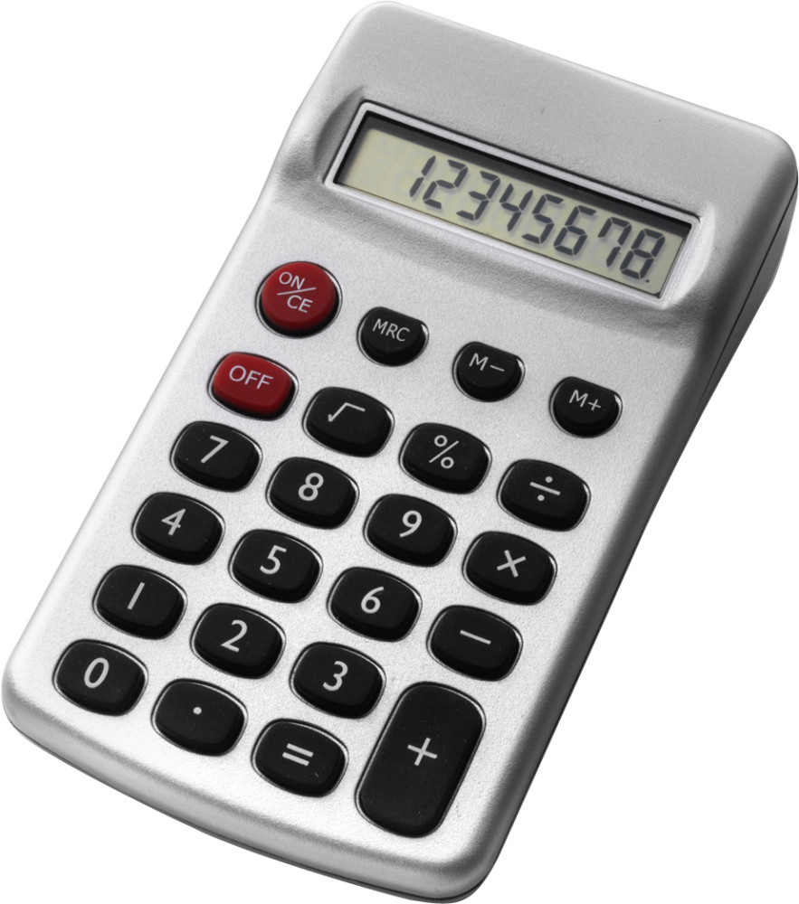 Quinto calculator bedrukken met logo