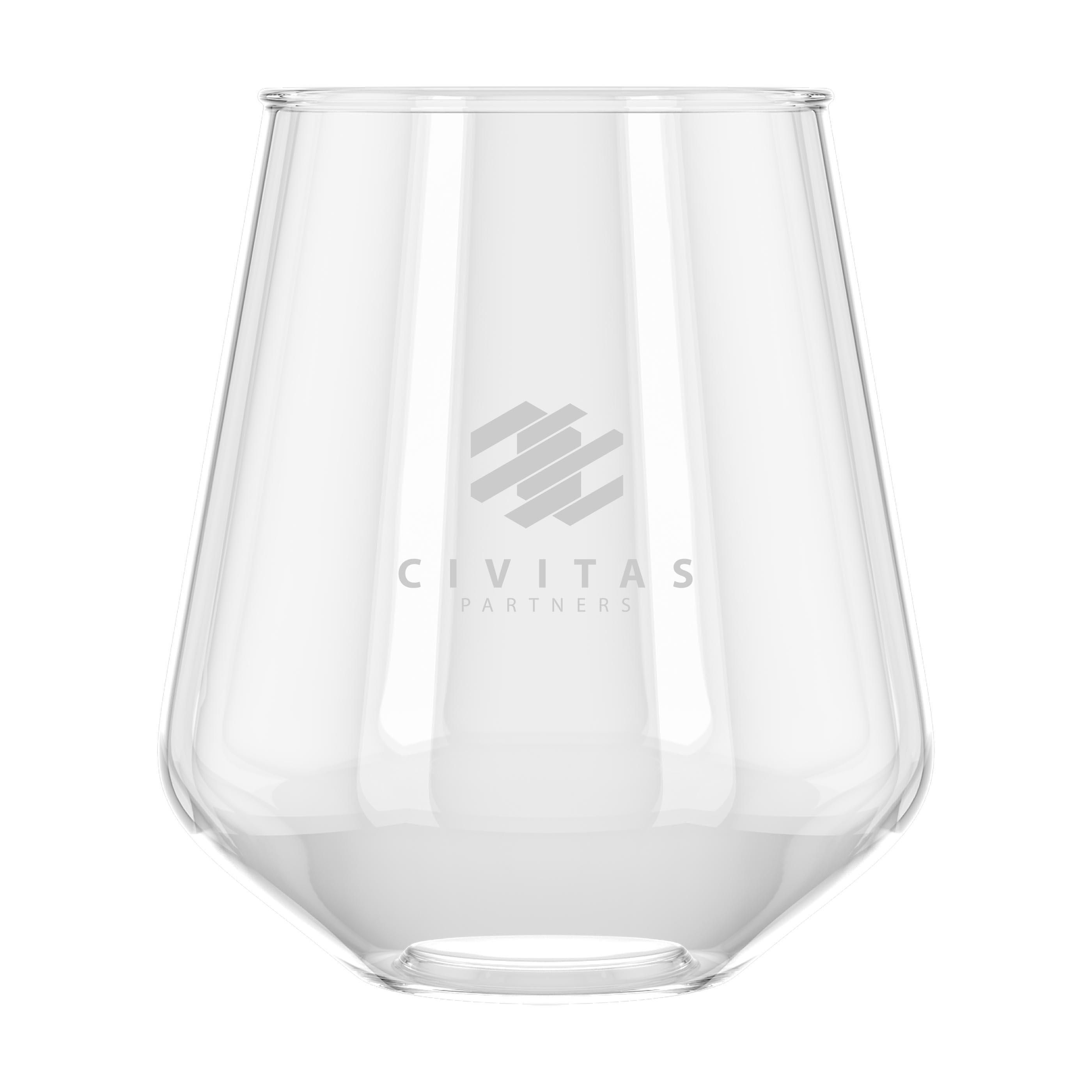 HappyGlass Lady Yoko Waterglas Tritan 400 ml bedrukken met logo