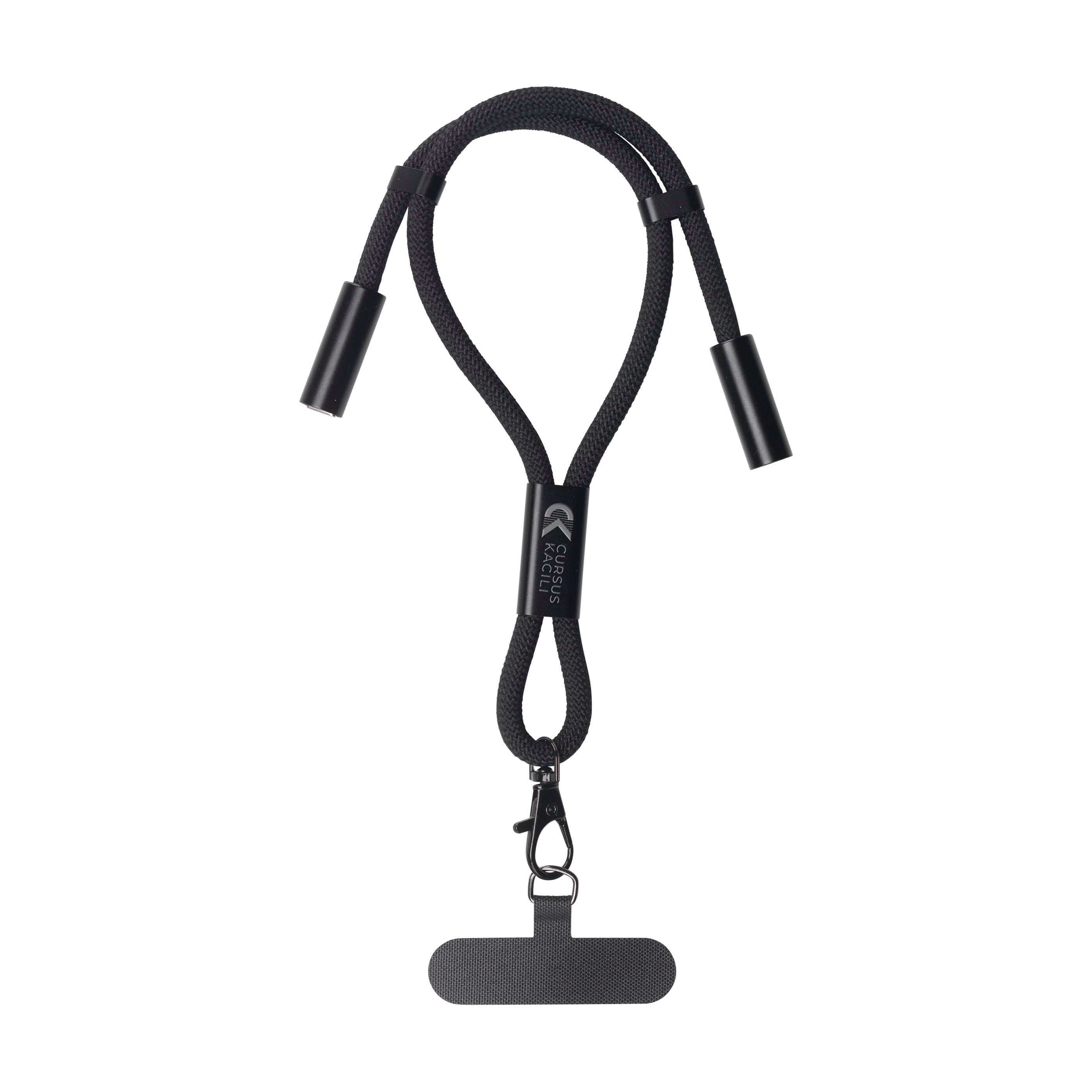 Wrist Lanyard 2-in-1 GRS RPET Load & Sync USB Cable bedrukken met logo