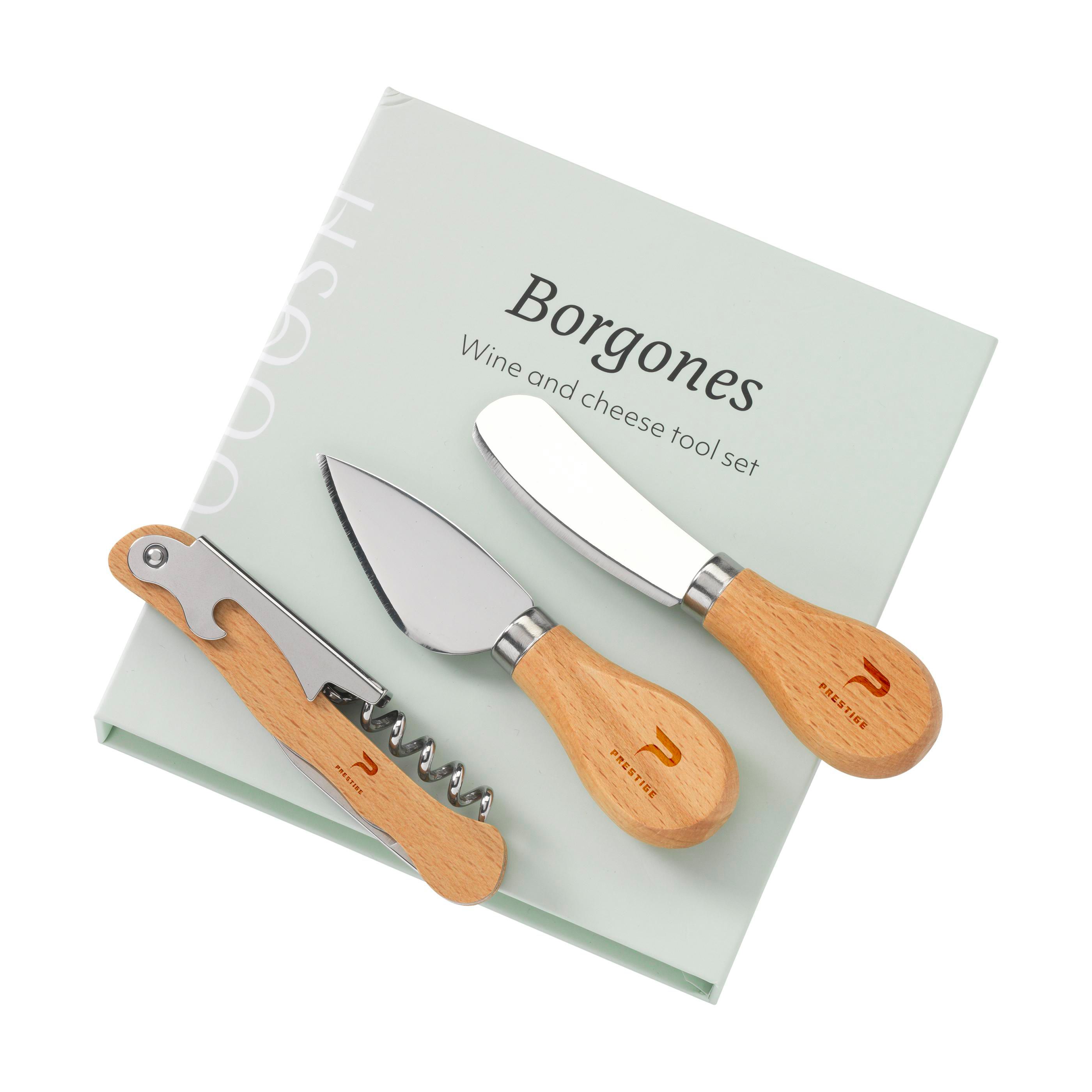 Wooosh Borgones Wine and Cheese Tool Set bedrukken met logo