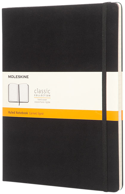 Moleskine XL hard cover notitieboek - gelinieerd bedrukken met logo