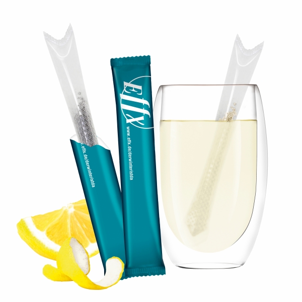 Biologische TeaStick Hot Lemonade bedrukken met logo