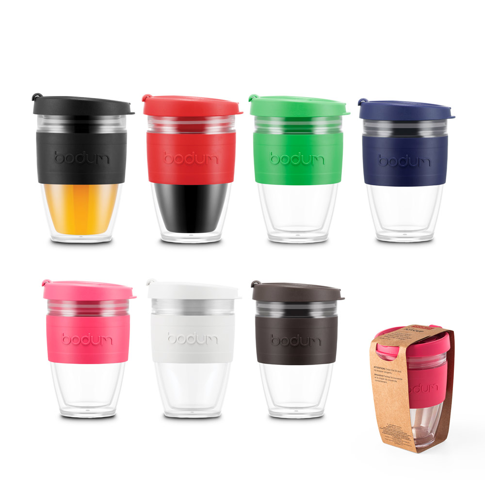 JOYCUP DOUBLE 250. reisbeker 250ml bedrukken met logo