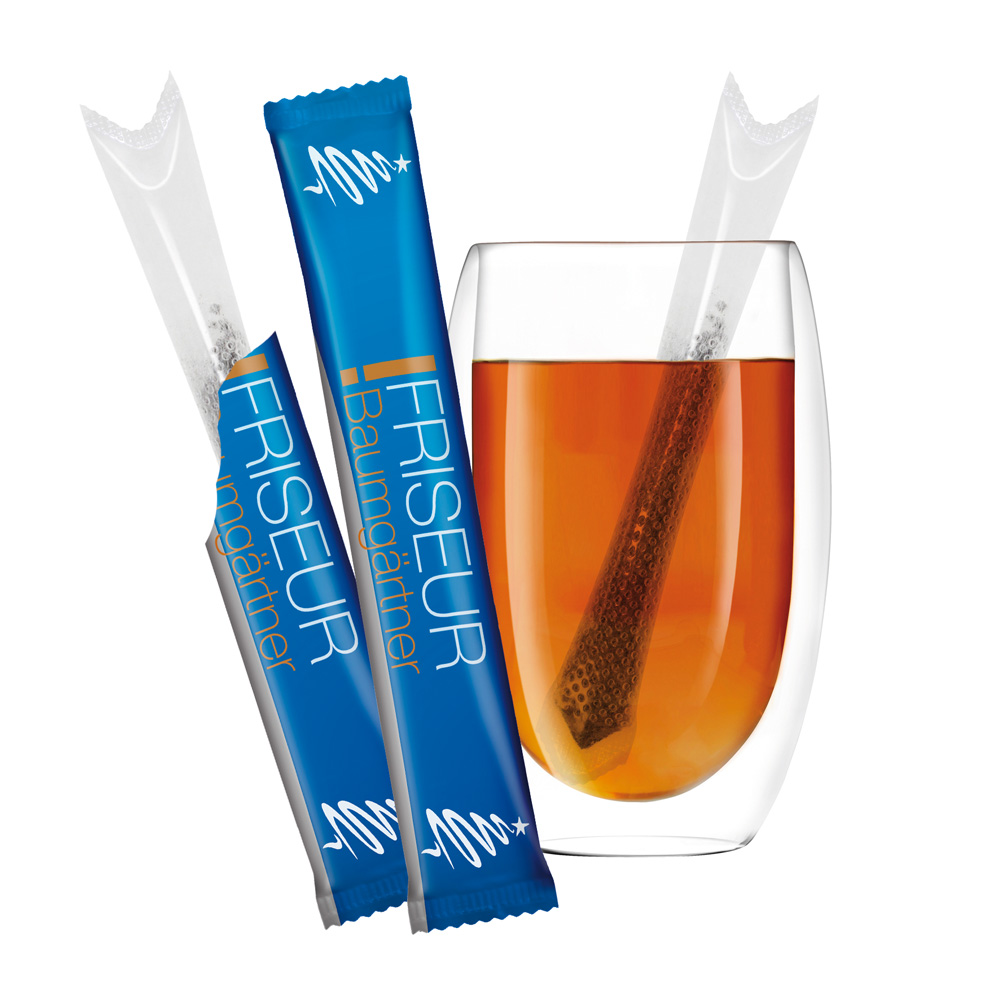Biologische TeaStick Christmal Tea bedrukken met logo
