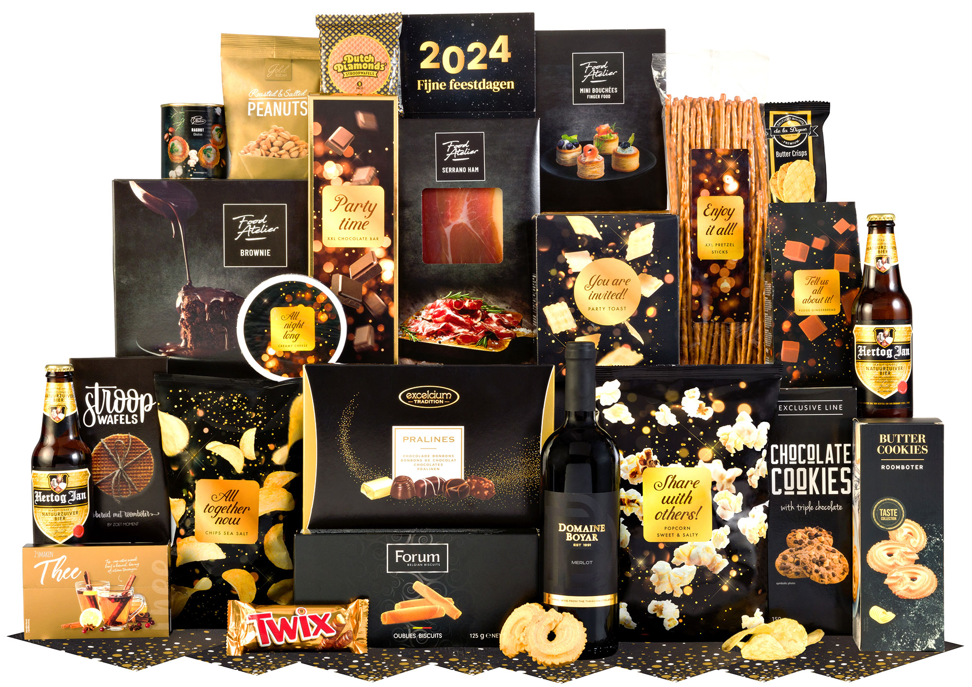 Party time bedrukken met logo