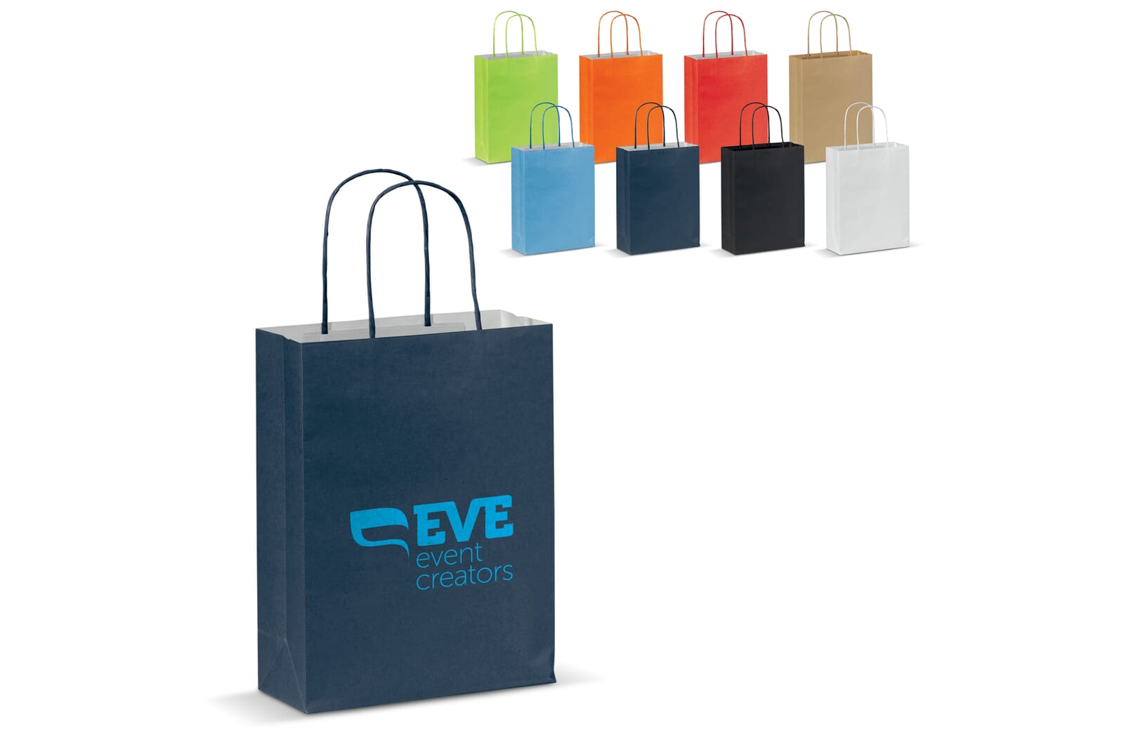 KraftBag S papieren tas bedrukken met logo