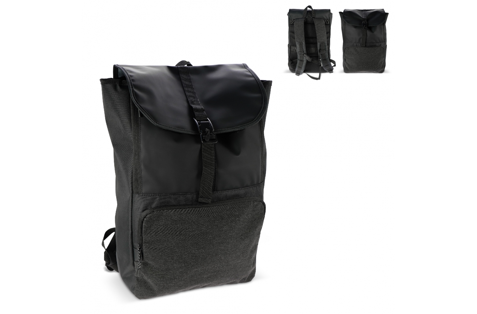 Helene Laptop rugzak RPET (20 L) bedrukken met logo