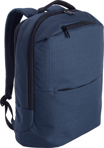 Polyester (600D) laptoptas Nicolas bedrukken met logo