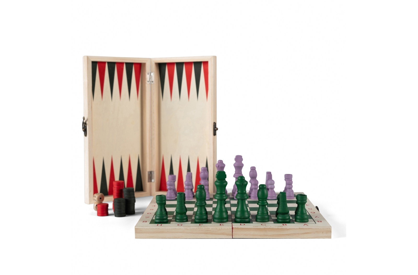 ByOn schaak/backgammon spel Yasmin bedrukken met logo