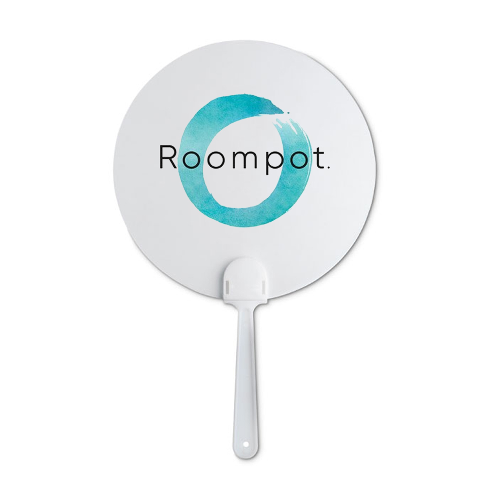 Festi Waaier met Groot Oppervlak bedrukken met logo