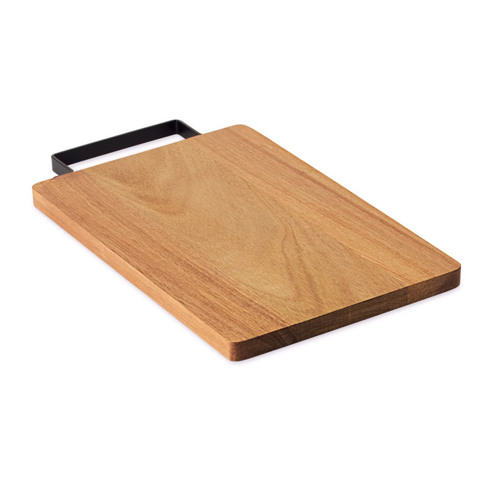 Acacia snijplank met handvat bedrukken met logo