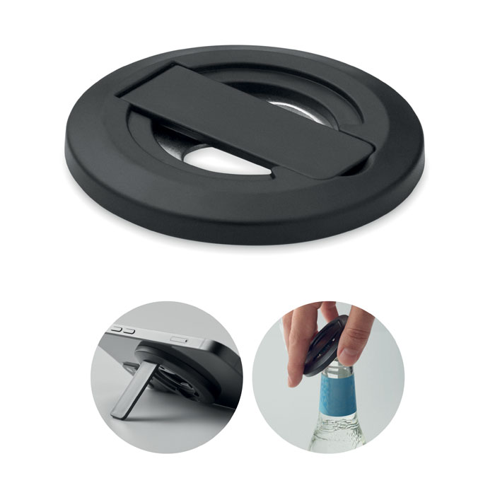 Telefoonhouder en flesopener bedrukken met logo