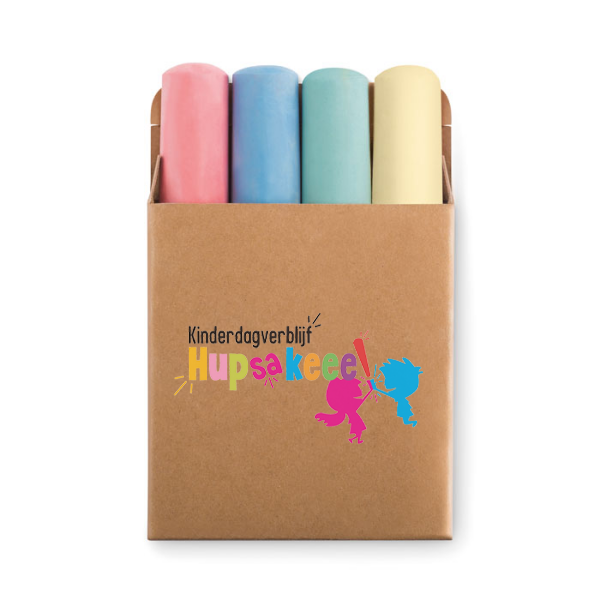 Stoepkrijt ColourPrint bedrukken met logo