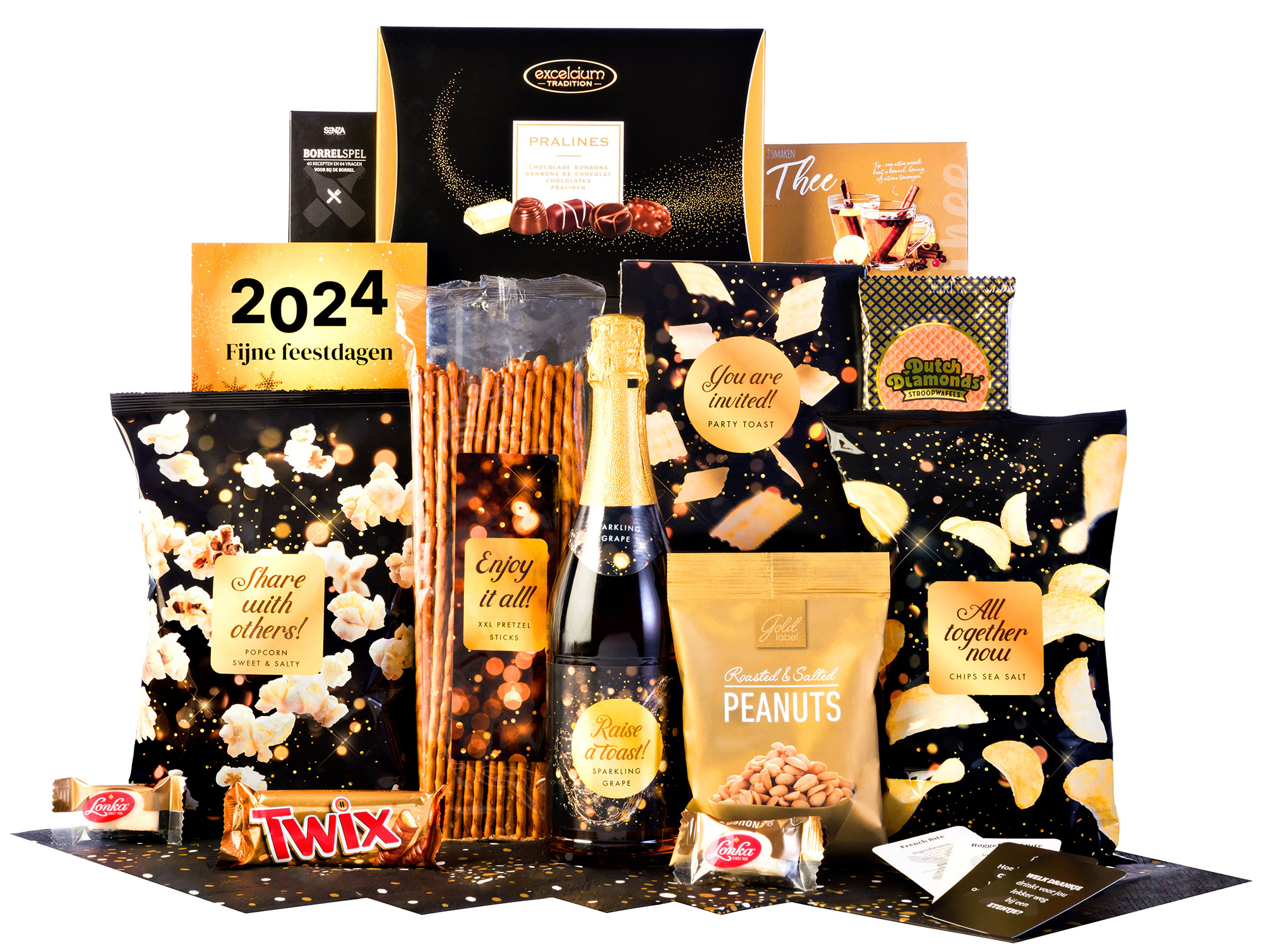 HappyHoliday bedrukken met logo