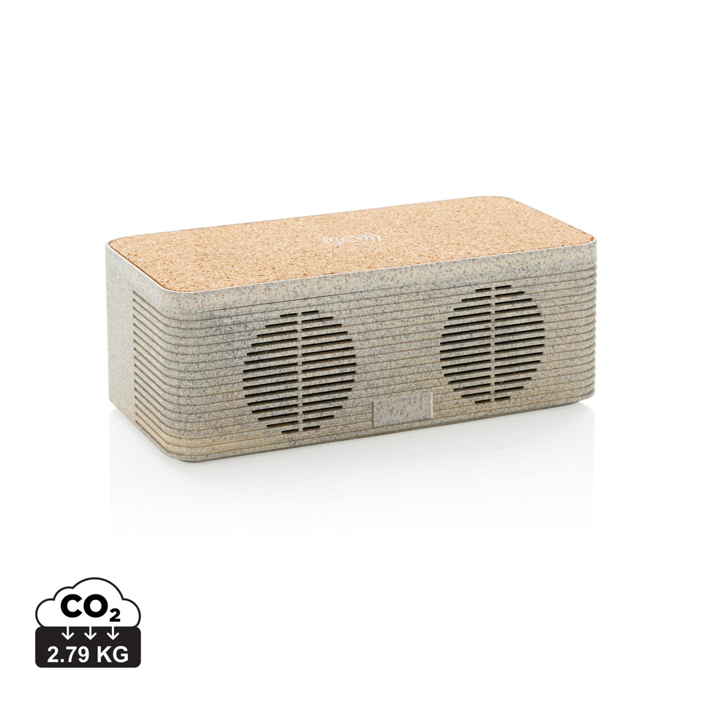 Rincon draadloze oplader met speaker 5W bedrukken met logo
