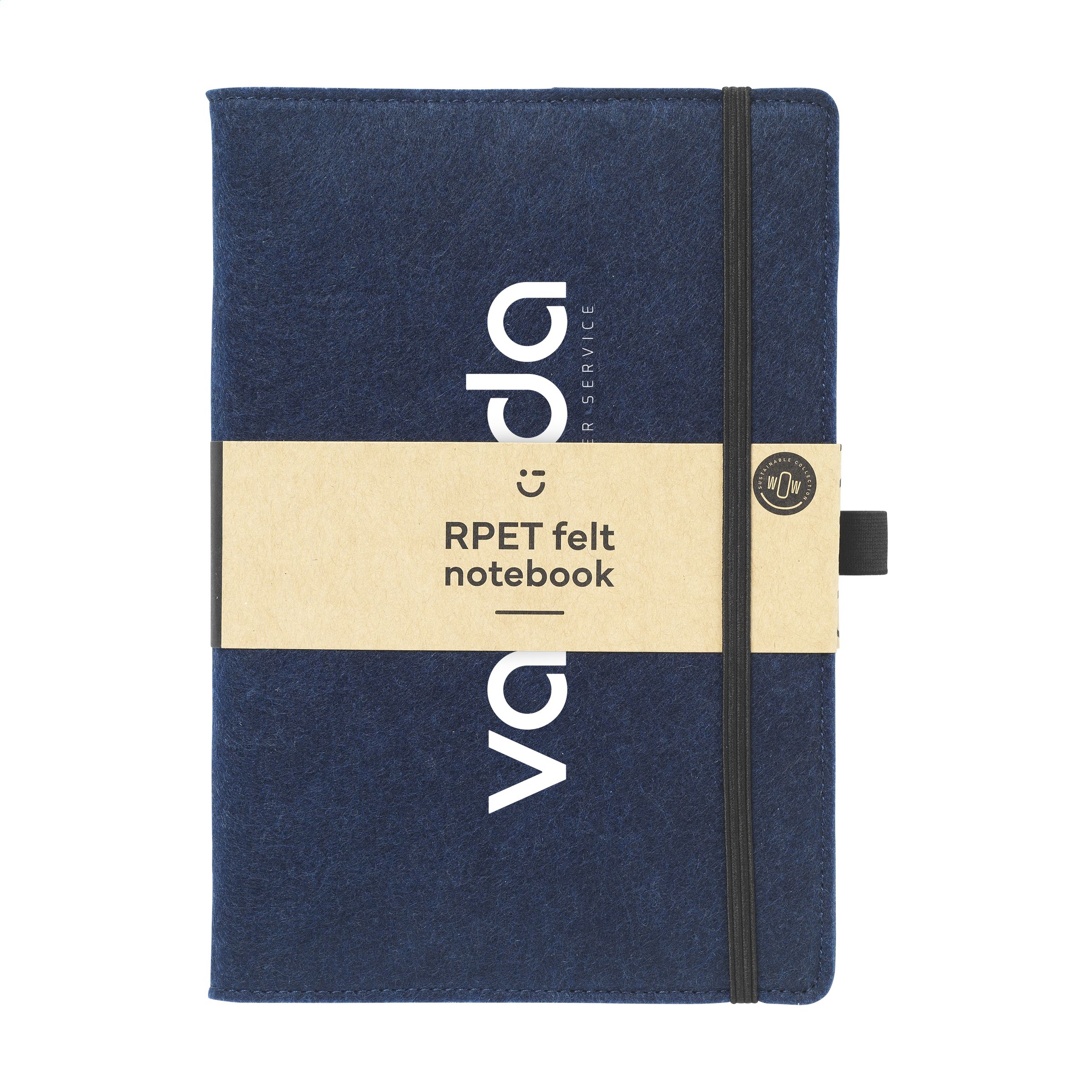 Felty GRS RPET Notebook A5 notitieboek bedrukken met logo