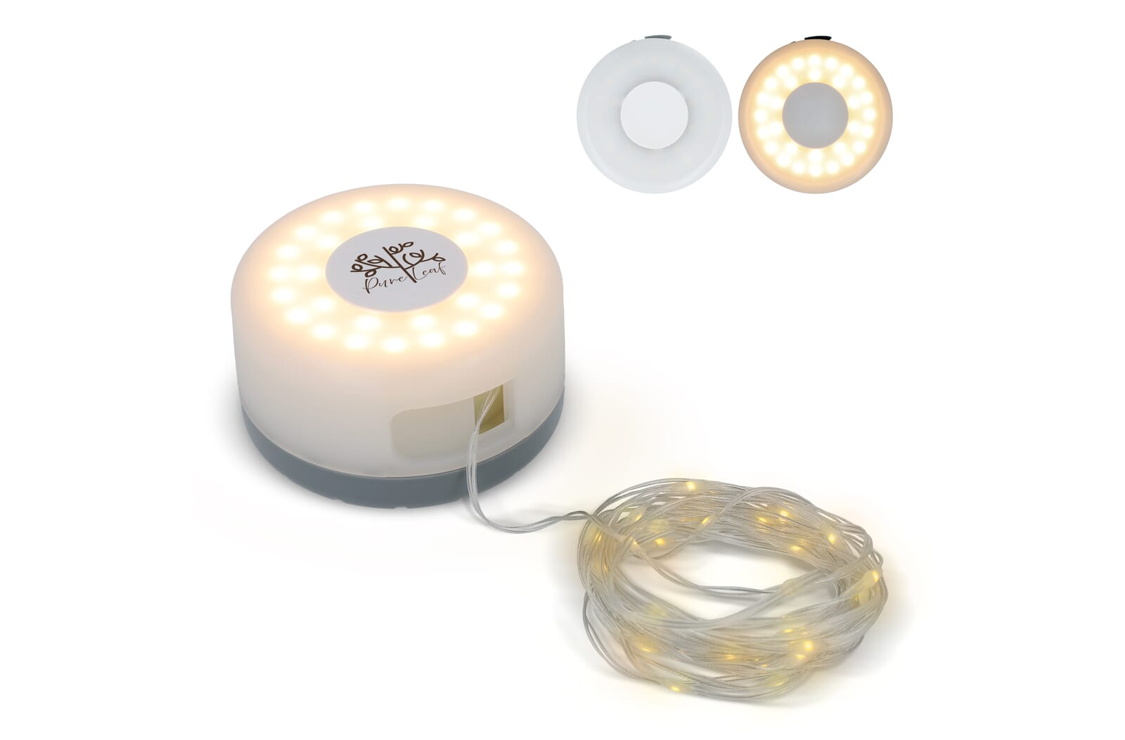 InsideOut Retractable string lights bedrukken met logo