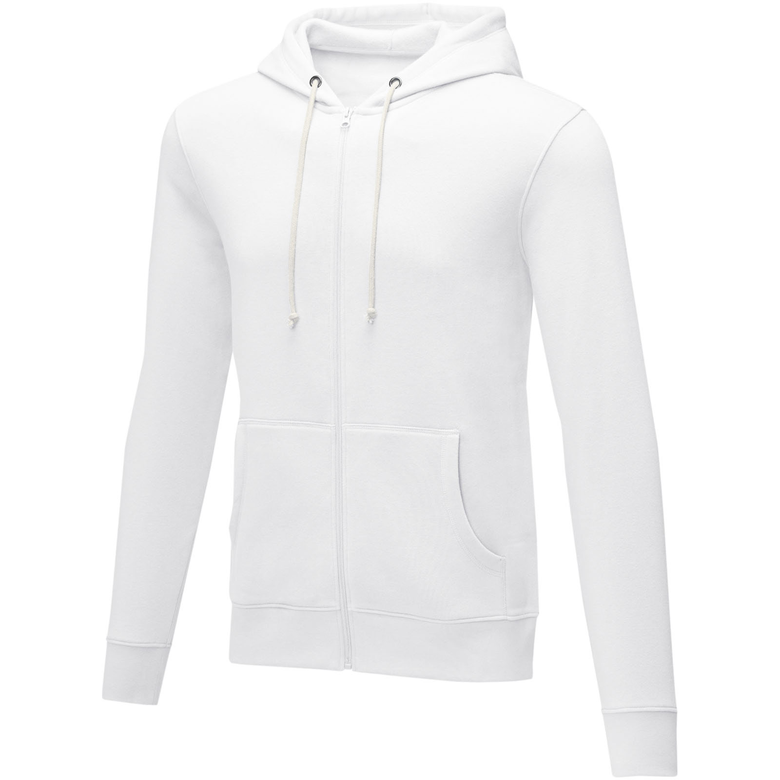 Theron heren hoodie met ritssluiting  bedrukken met logo