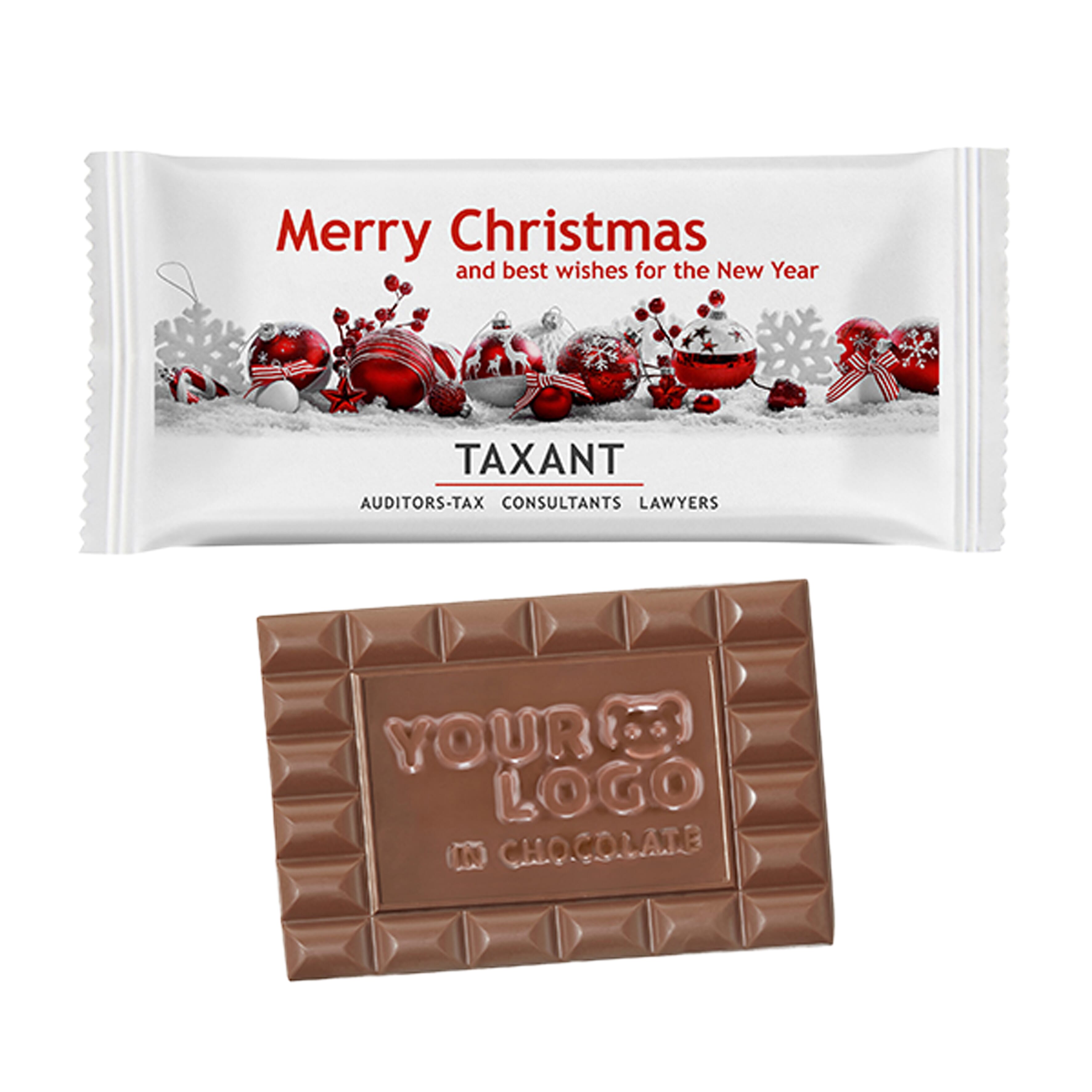 Large logo reepje in papieren flowpack bedrukken met logo