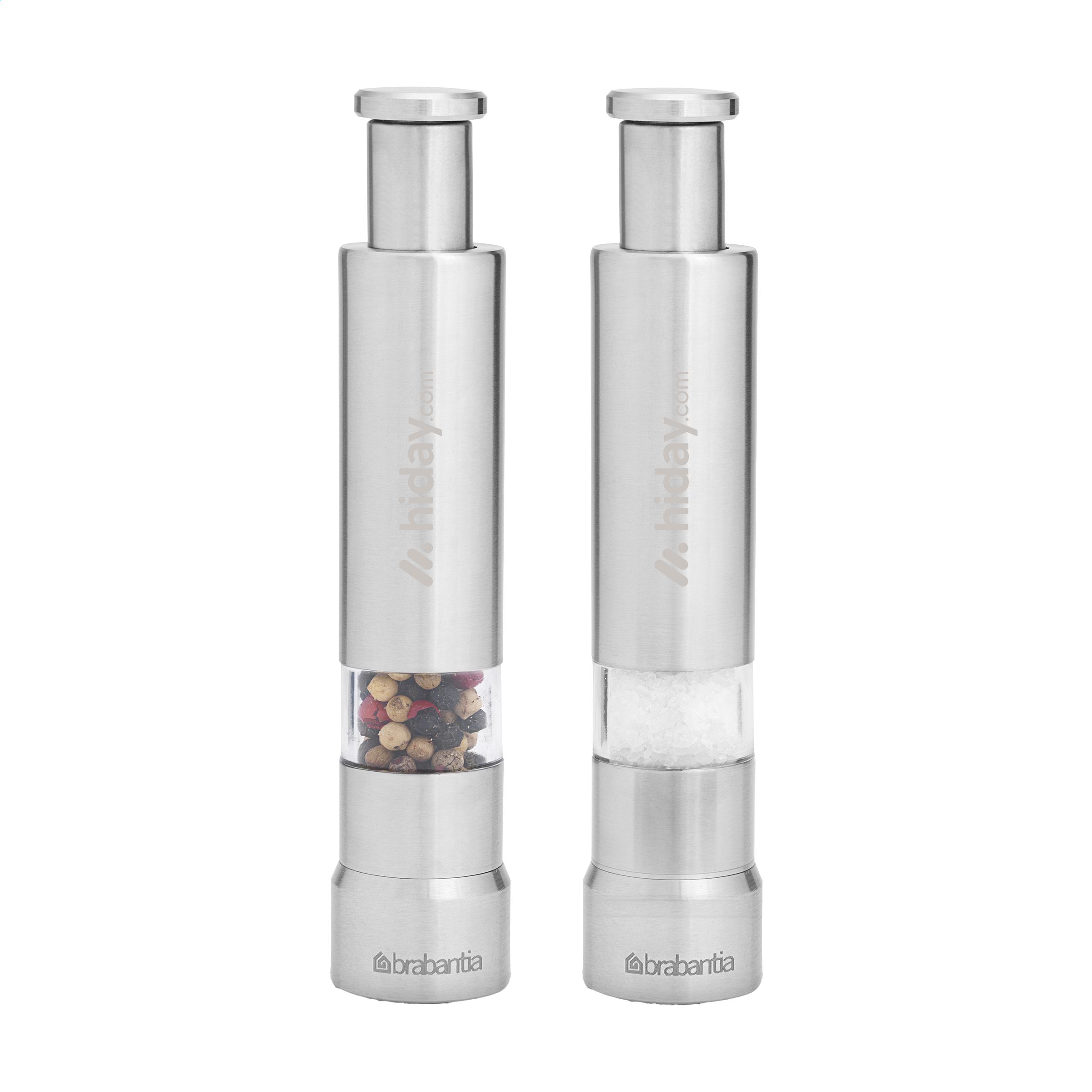 Brabantia Profile Zout- en Pepermolen bedrukken met logo