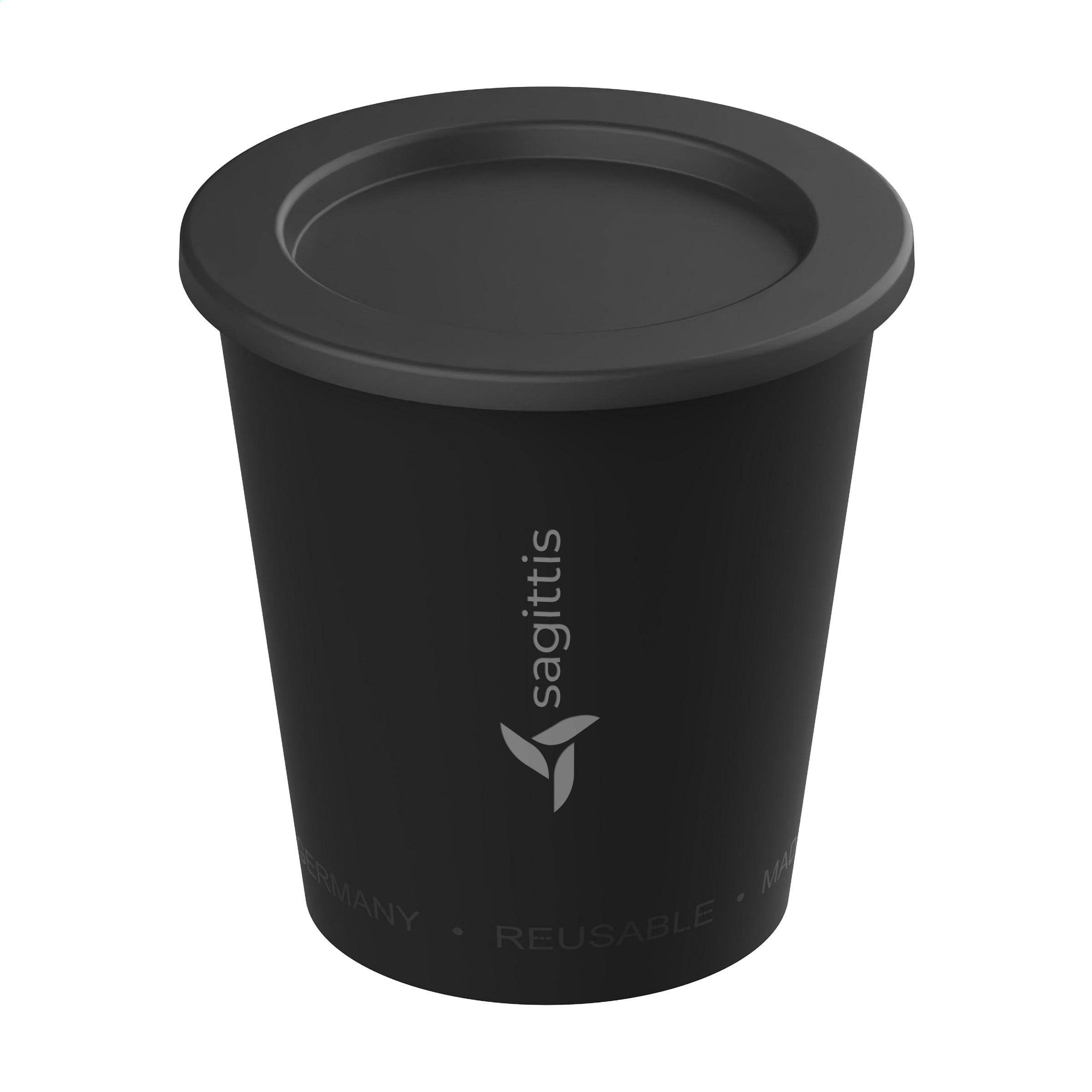 Drinking Cup Bio-Based Lid 200 ml bedrukken met logo