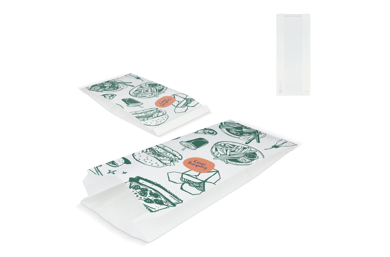 Papieren zak 50g/m² 14 x 6 x 27cm bedrukken met logo