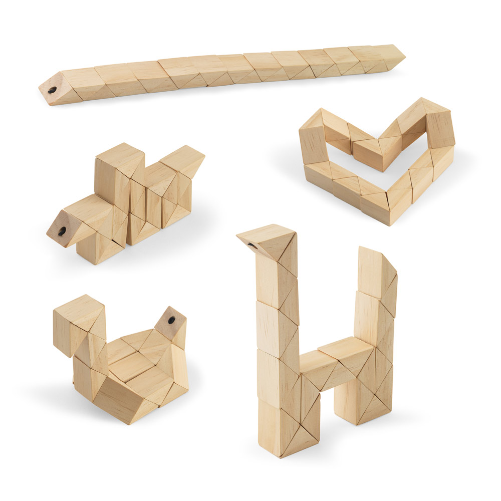 THINKO. Houten puzzel met 24 stukjes bedrukken met logo