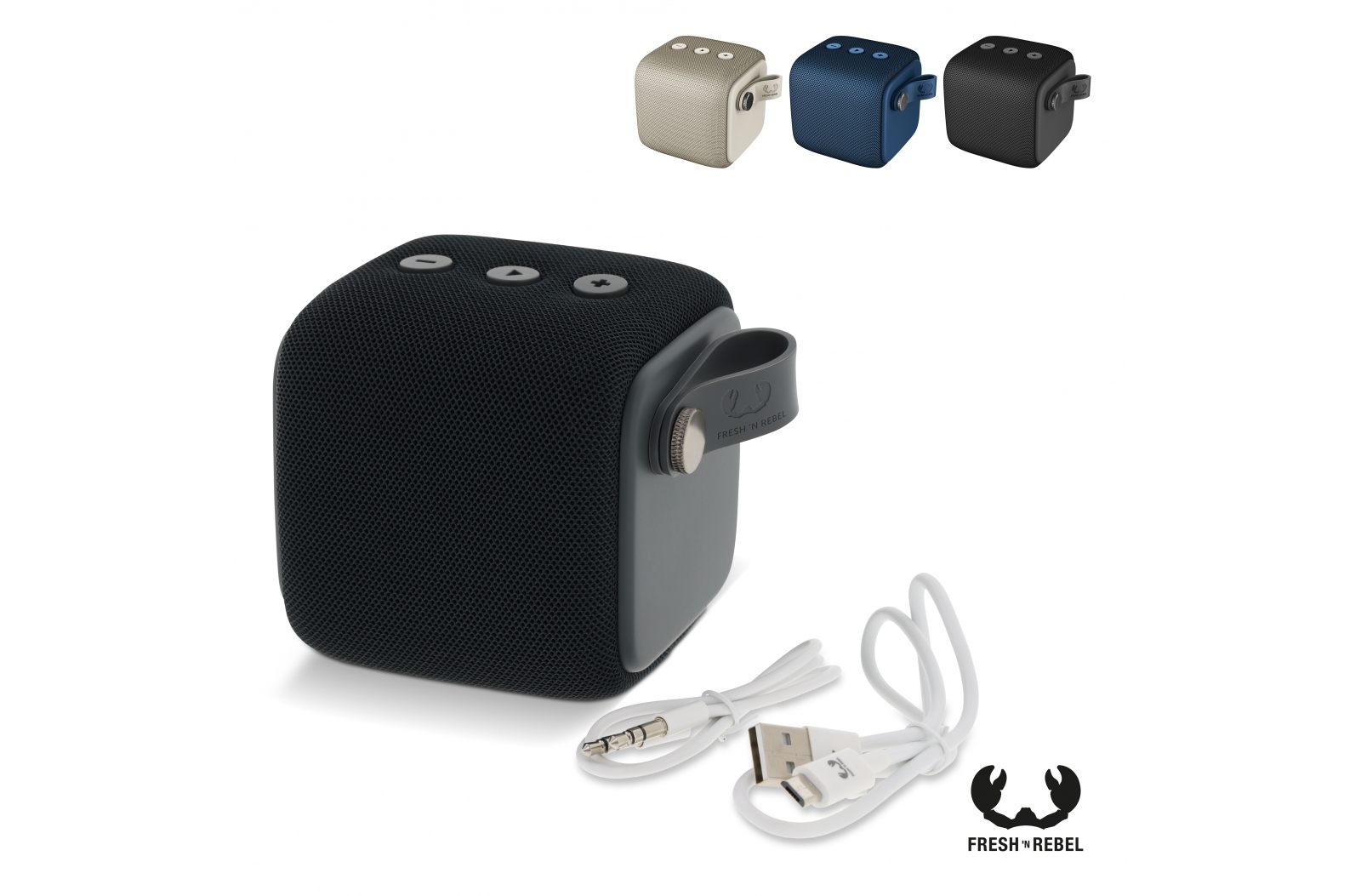 Fresh 'n Rebel Rockbox Bold S Waterproof TWS Speaker bedrukken met logo