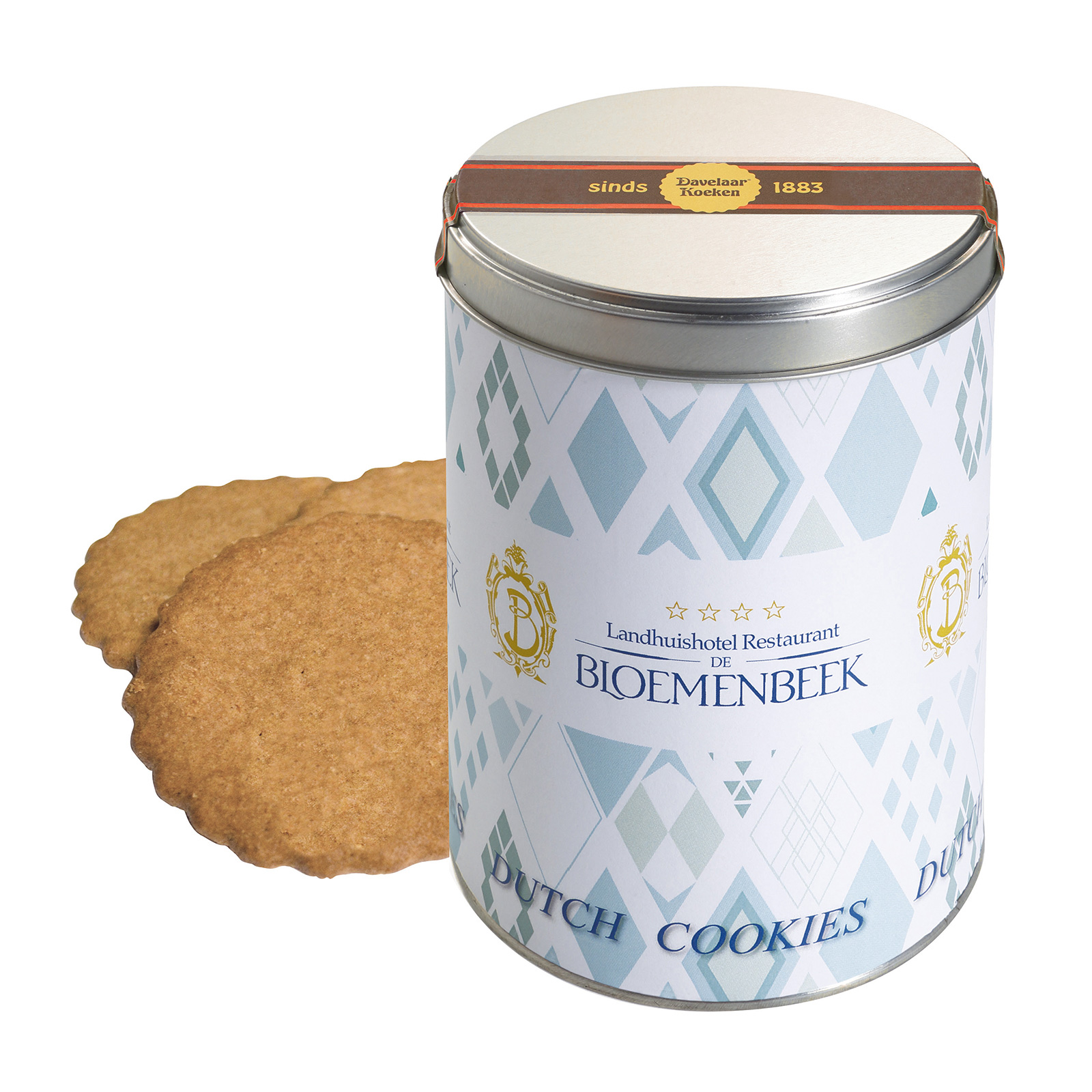 Blik koekjes bedrukken met logo