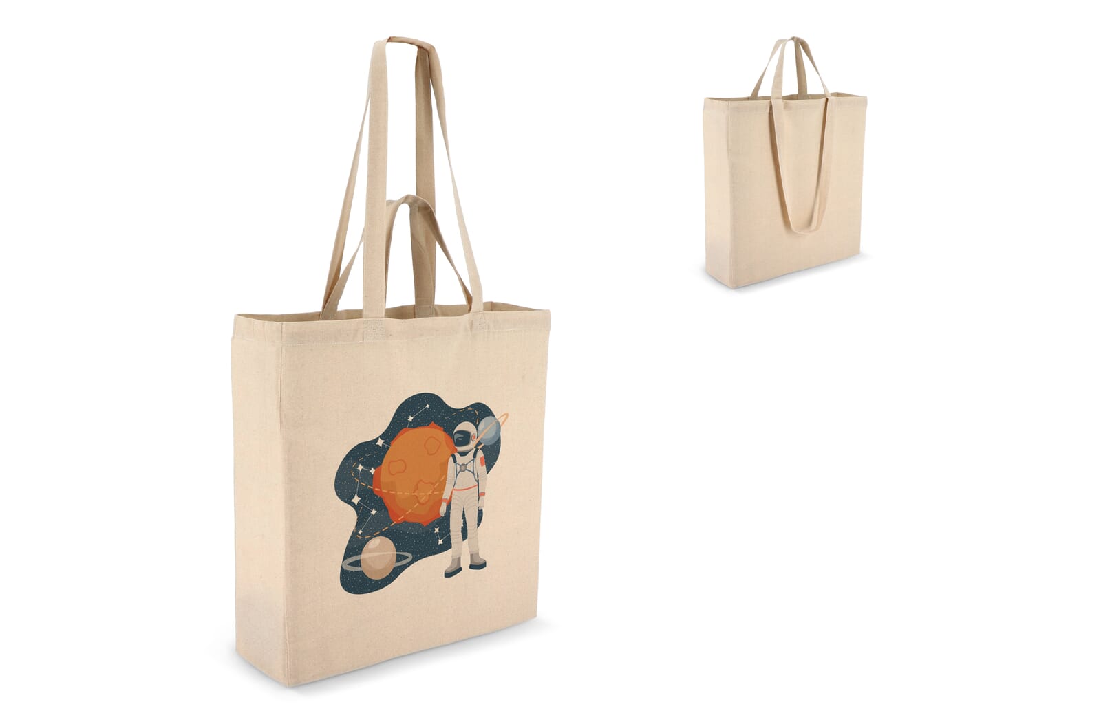 Katoen Tote OEKO-TEX® 38 x 10 x 42cm 140g/m² bedrukken met logo